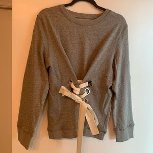 Derek Lam bow sweatshirt